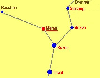 Strassenkarte Meran 01